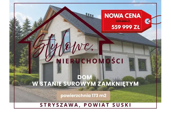 Stryszawa, suski, Dom na sprzedaż