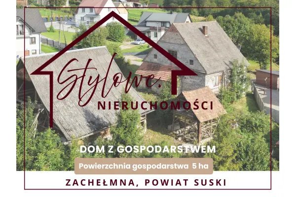 Zachełmna, Budzów, Dom na sprzedaż